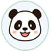 パンダの顔アイコン